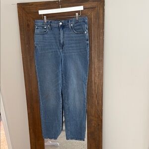 Madewell Full Length Classic Straight Jean